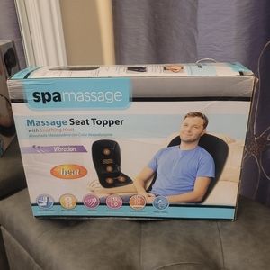 Spamassage massage seat topper